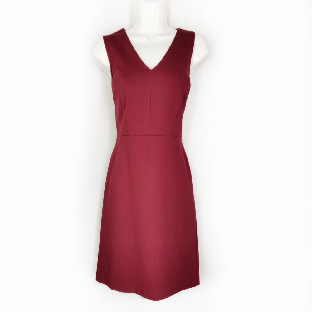 Loft dress, midi dress, size 0, sleeveless dress.
